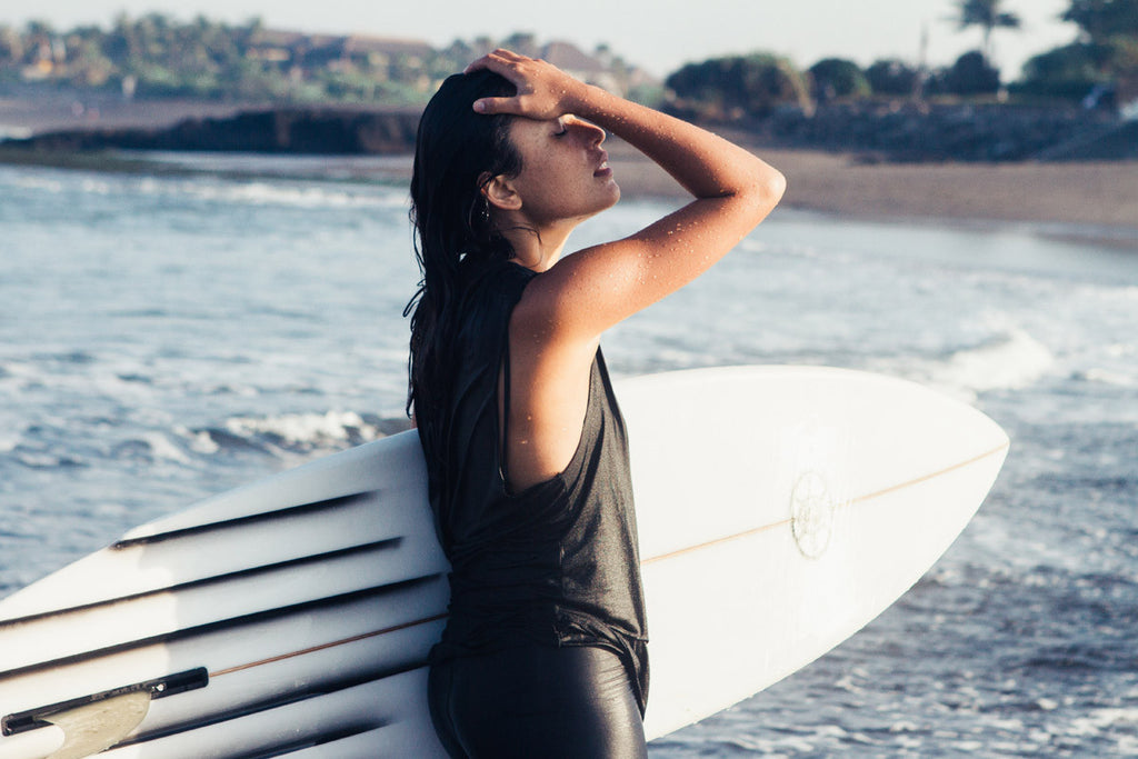 Julia Sullivan shot by Cait Miers for Salt Gypsy sustainable surfwear