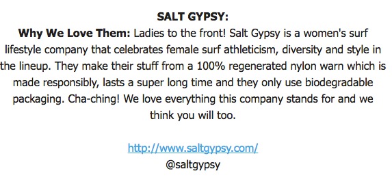 Why Byron Bay Surf Festival loves Salt Gypsy sustainable activewear