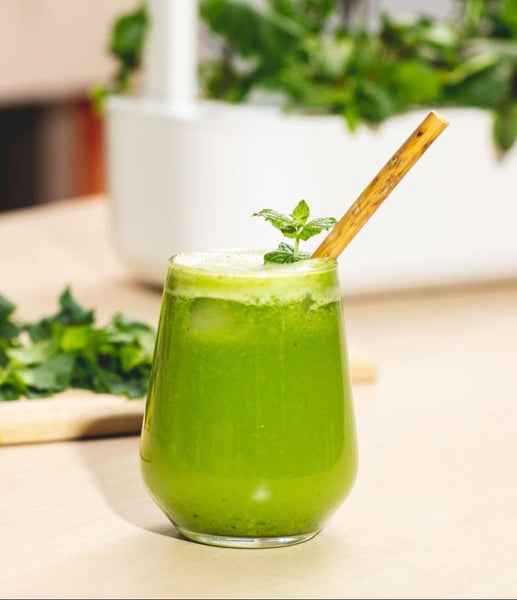 Refreshing green juice