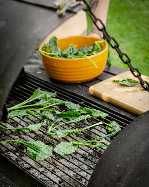 grilled kale