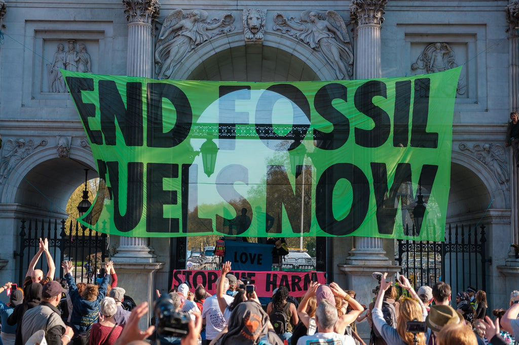 Fossil fuel protests in London