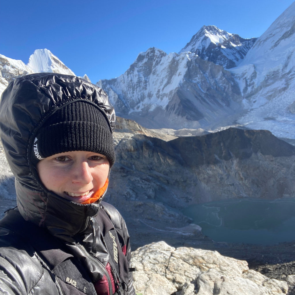 Becky Neal Kala Patthar summit selfie