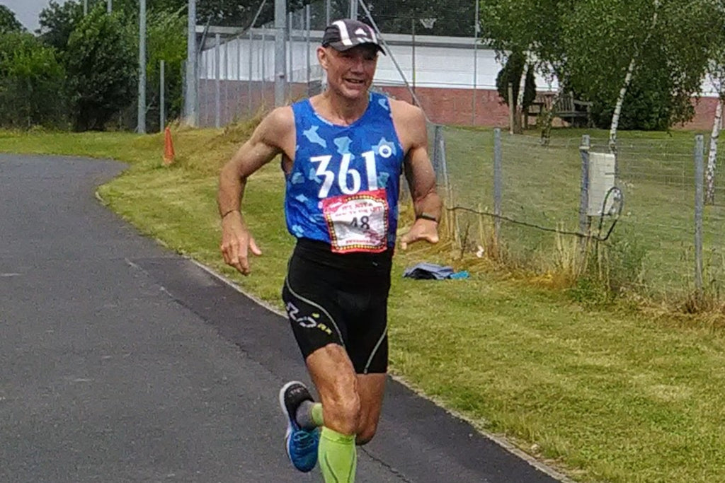 Steve Edwards running a marathon
