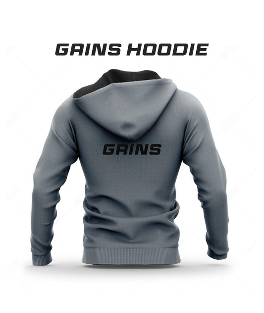 Gymx Sheen Carbon Grey Compression Hoodie 2.0- Sale, Stylish