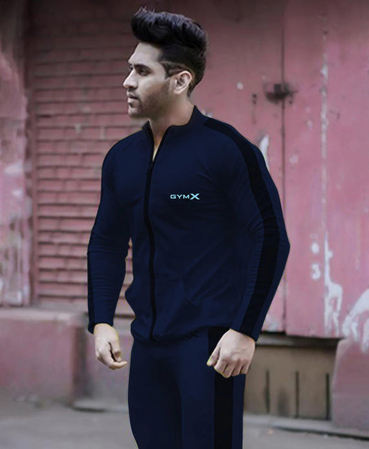 Matrix Navy GymX Jacket, Gym Clothing, Gym Suits, Gym Lowers