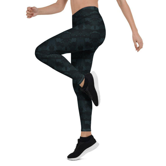 Stealth Green Camo Leggings- Sale at Rs 899.00