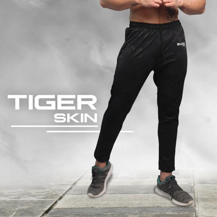 Tiger Black Skin Bottoms (Zipper Pockets) - GymX