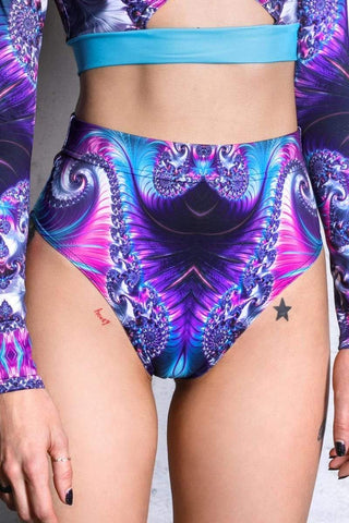 purple pearl booty shorts women for festivals