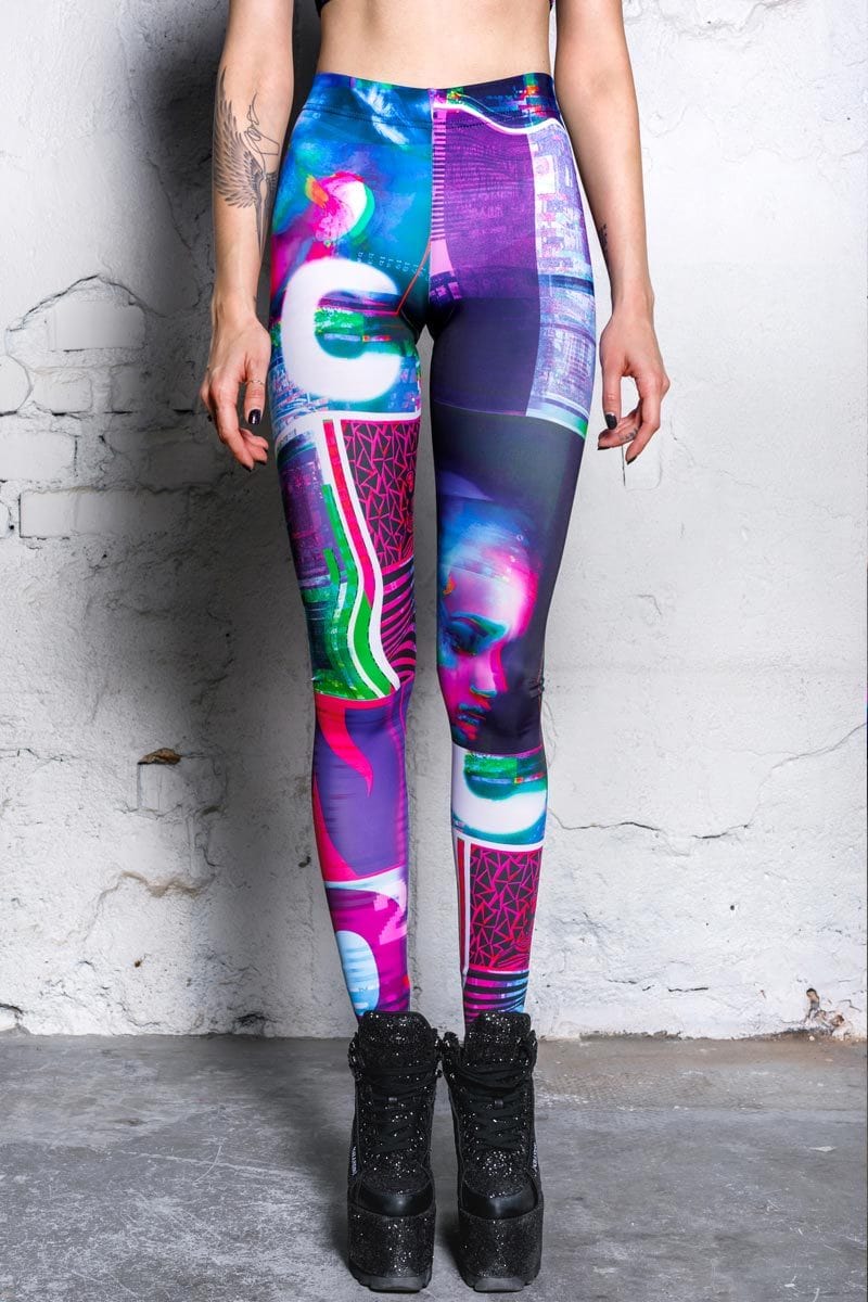 Sexy Psychedelic Leggings for Rave Girls