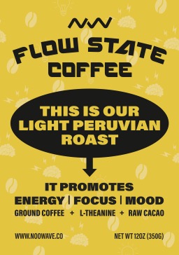 PERUVIAN ROAST Flow State Coffee -12oz GROUND