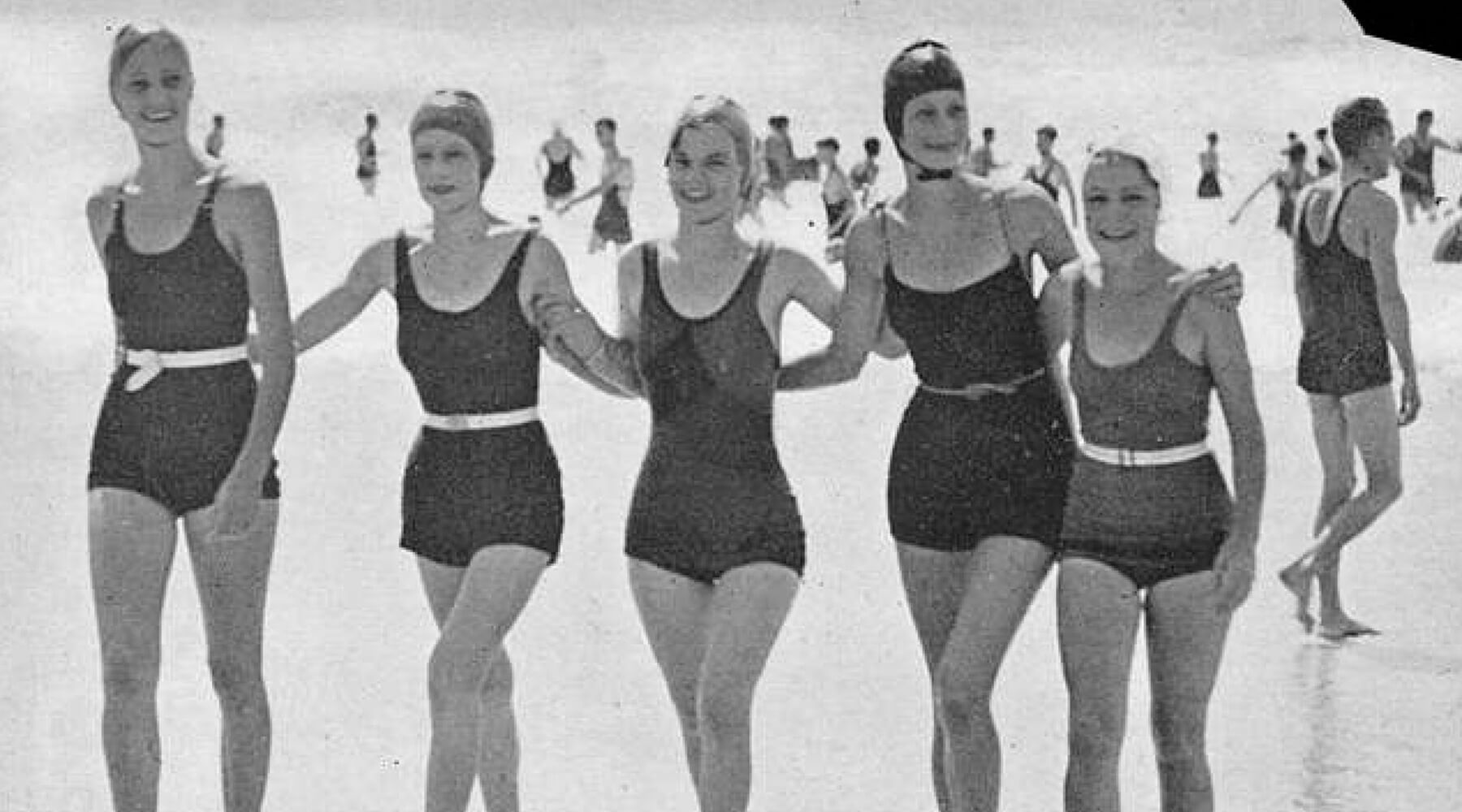 Women's Swimwear in the 1930s and 1940s