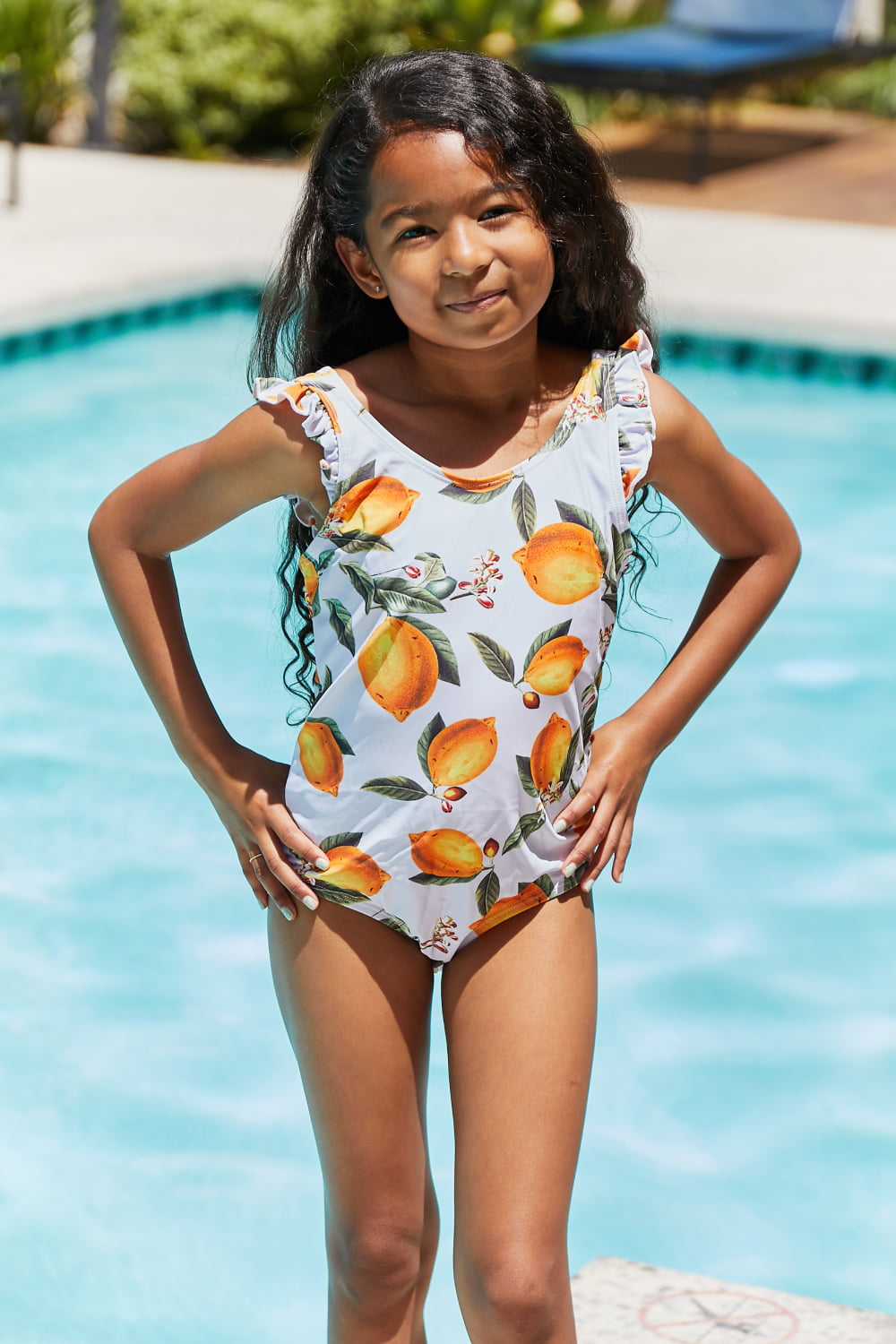 Lost At Sea Cutout One-Piece Girls' Swimsuit by Marina West Swim