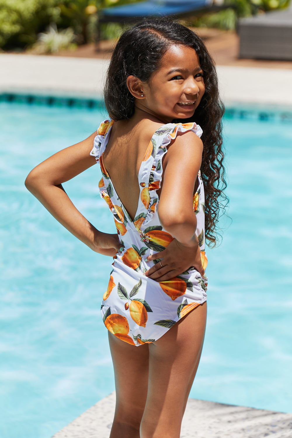 Cool Down: Sleeveless Two-Piece Girls Swim Set by Marina West Swim