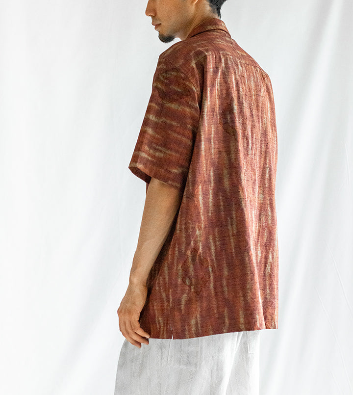 洗練された和柄のアロハシャツ ｜着物リメイク – TSURUTO