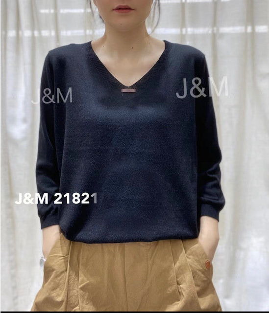 J&M 21821 TOP 50% COTTON 50%MODAL