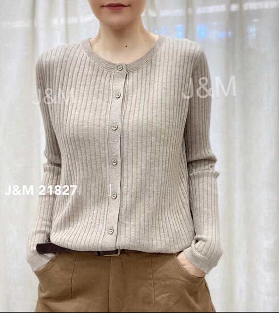 J&M 21827 CARDIGAN TOP