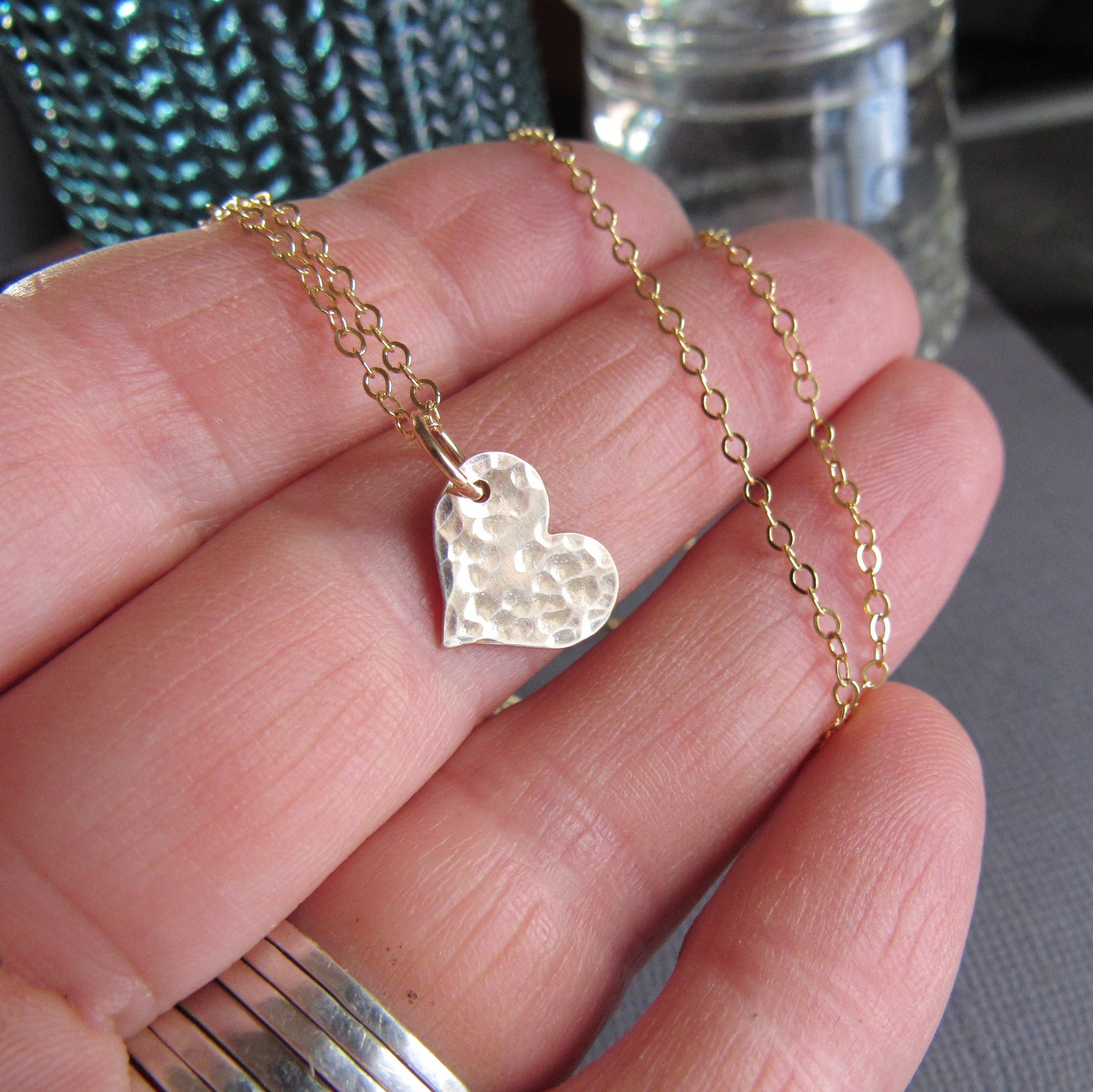 14K Gold Heart Necklace