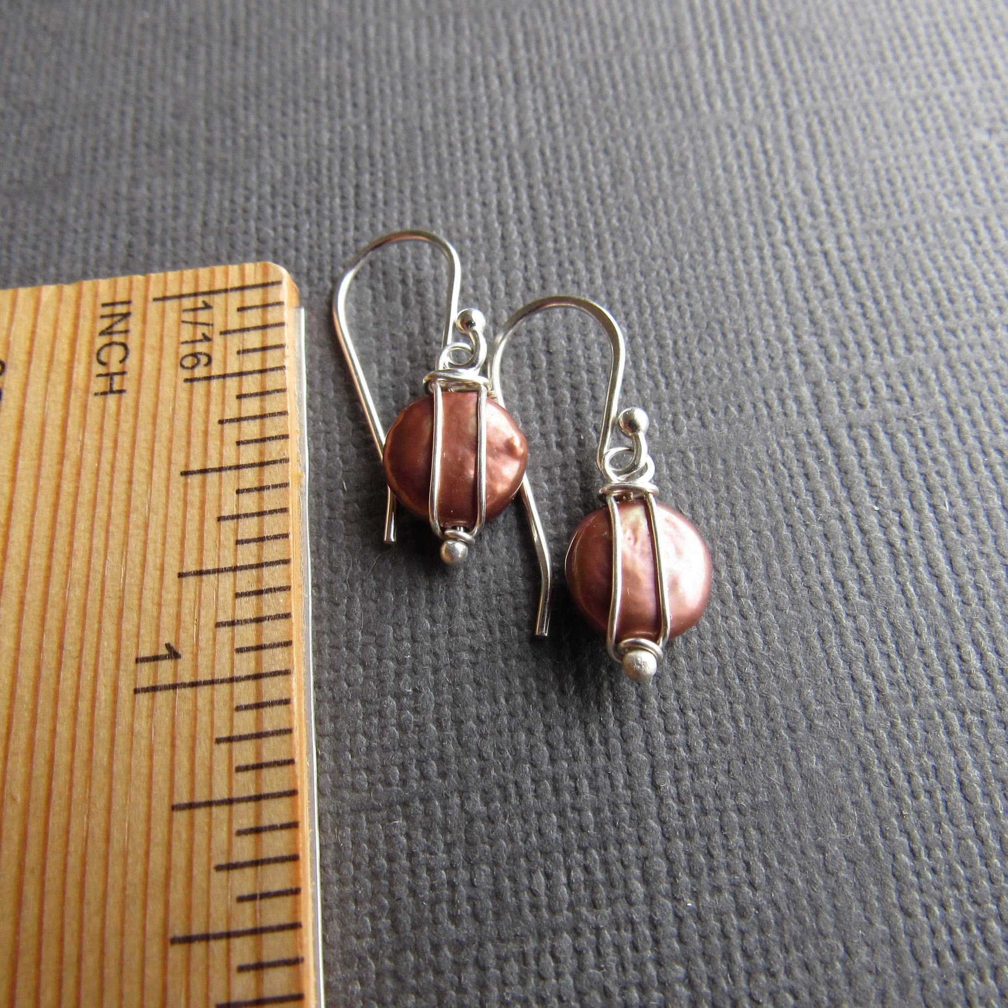 Simplicity Copper Wrap Earrings - Balsamroot Jewelry