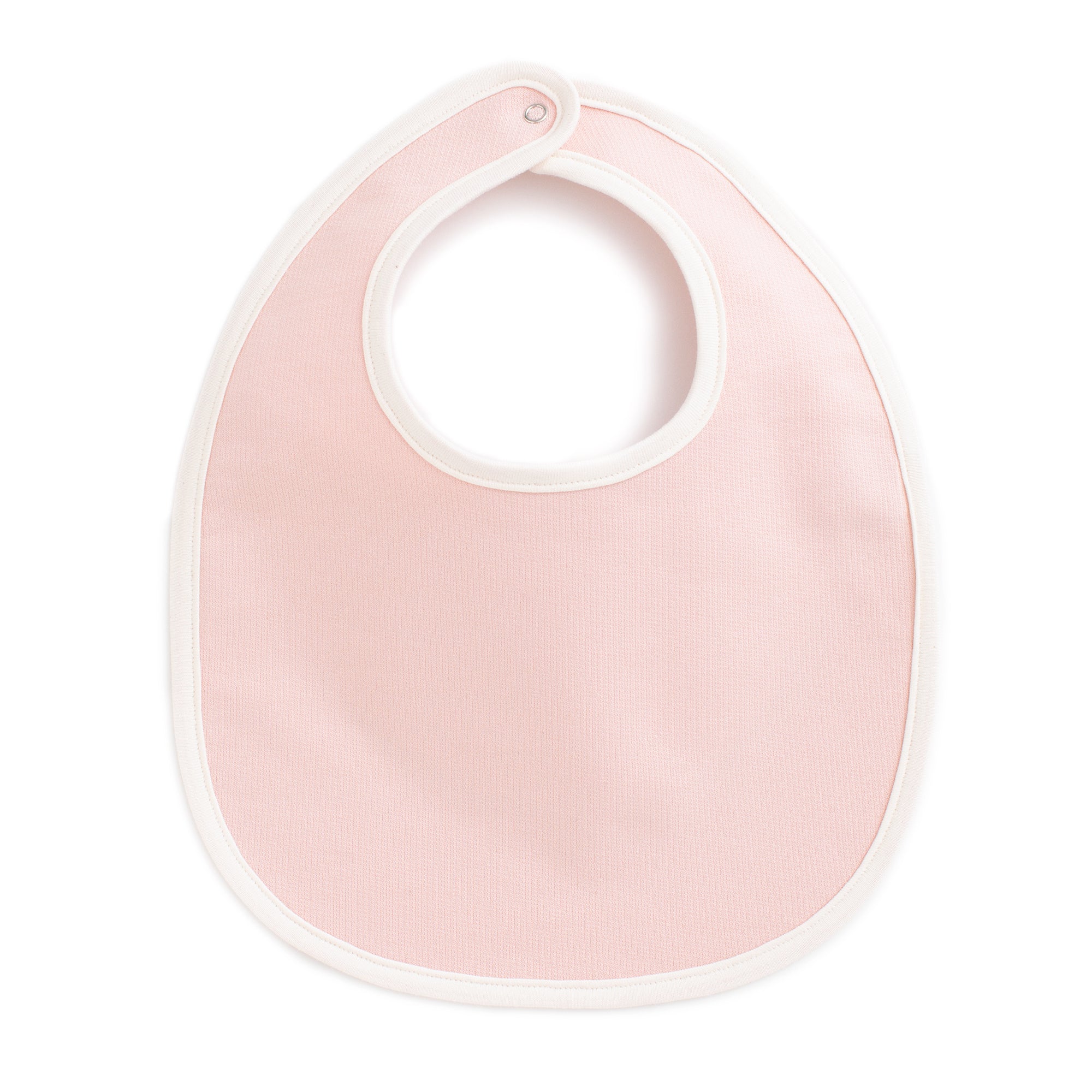 French Terry Bib - Solid Pink