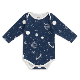 Long-Sleeve Snapsuit - Planets Night Sky