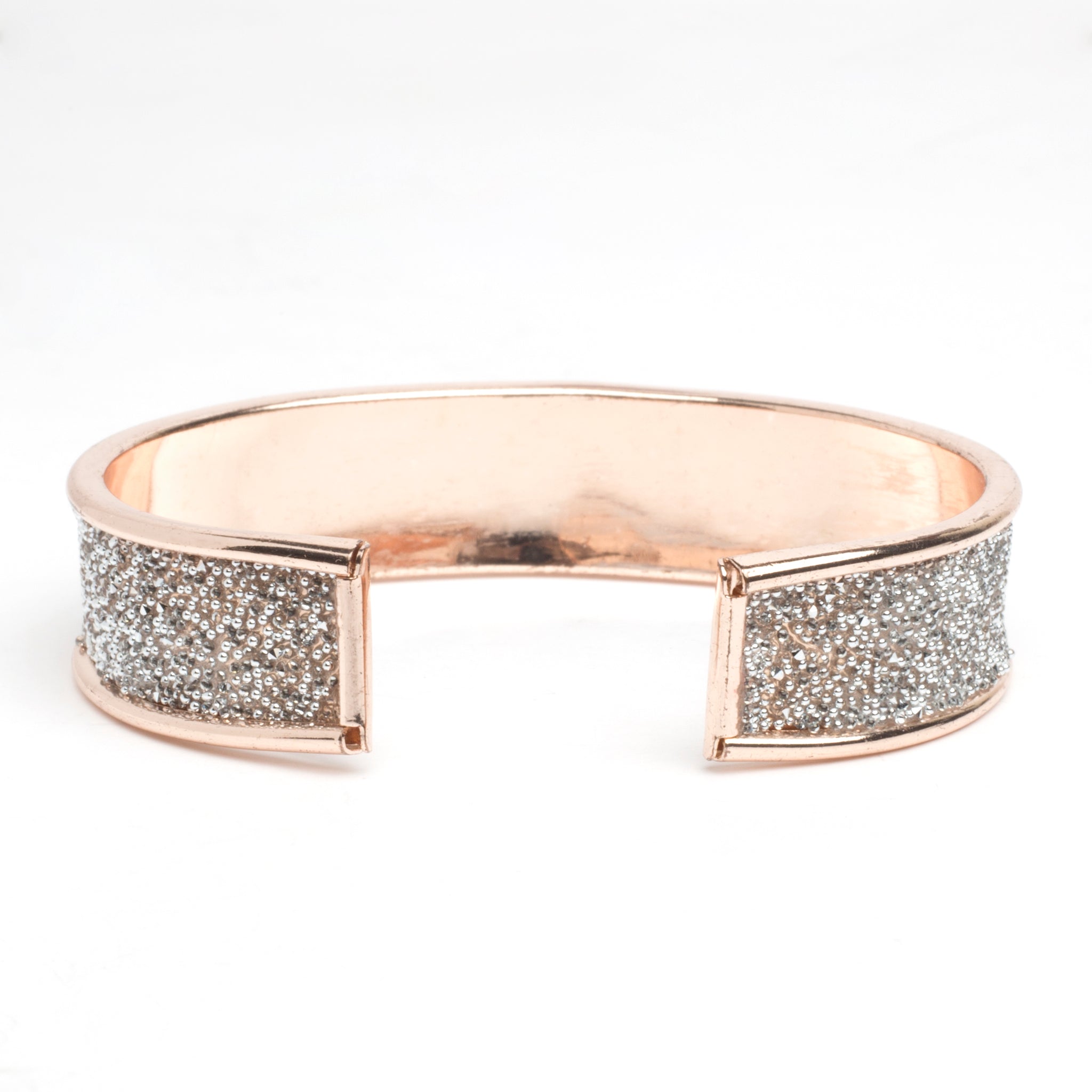 Rose Gold Crystal Cuff