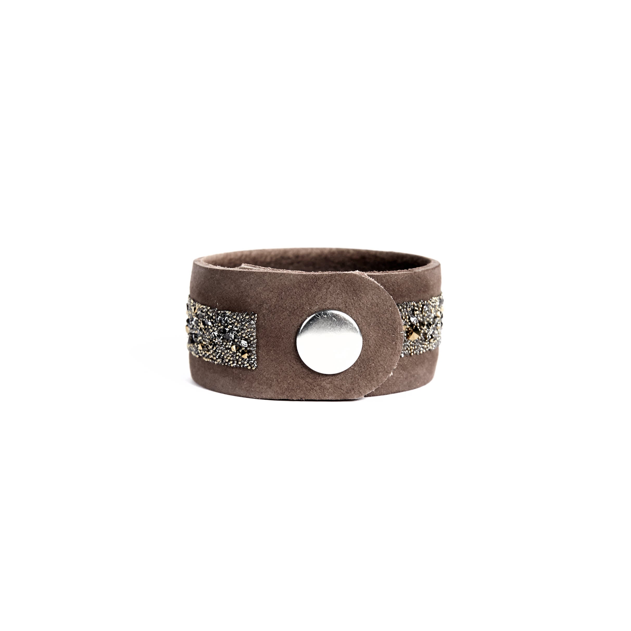 Crystal Rocks Chocolate Cuff