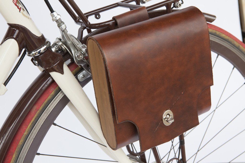 leather panniers