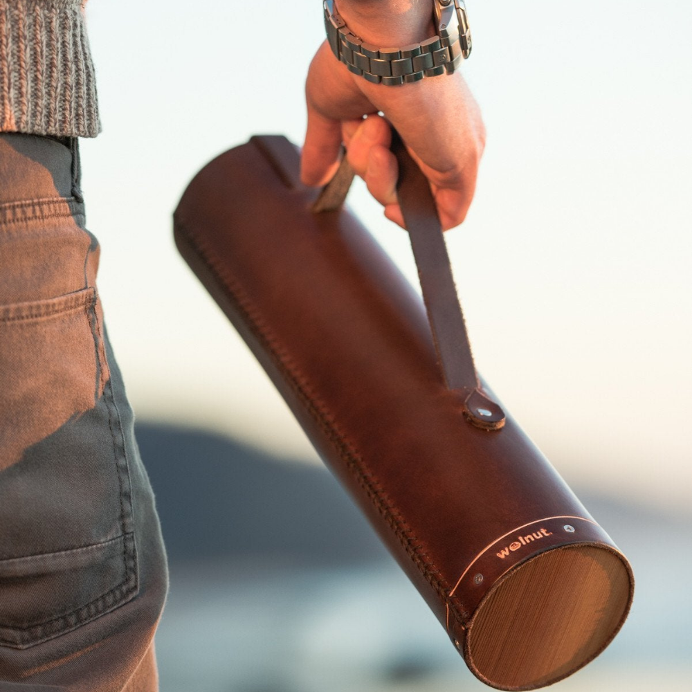 leather whisky case