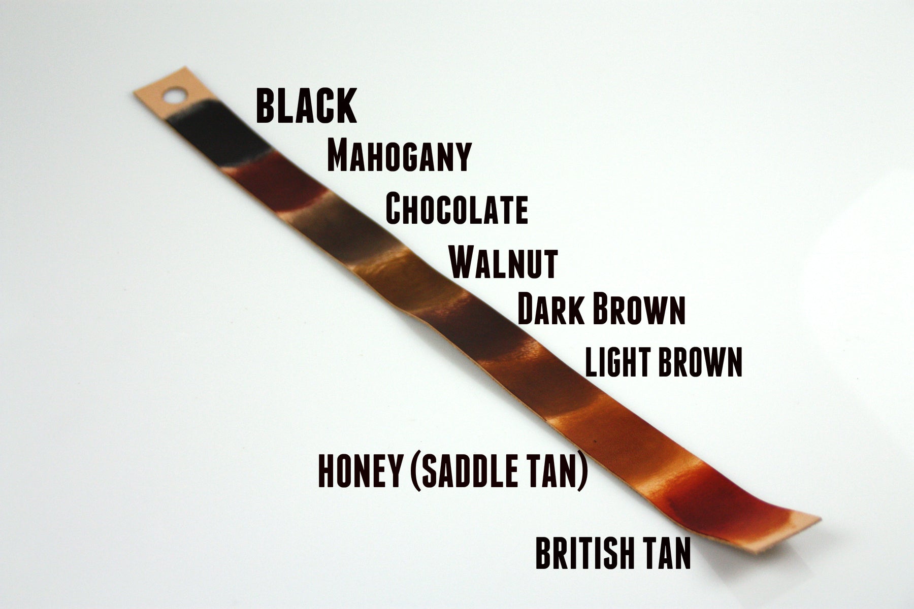 Leather Oil Dye Color Strip