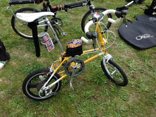 And, um, a cat food themed bicycle? 