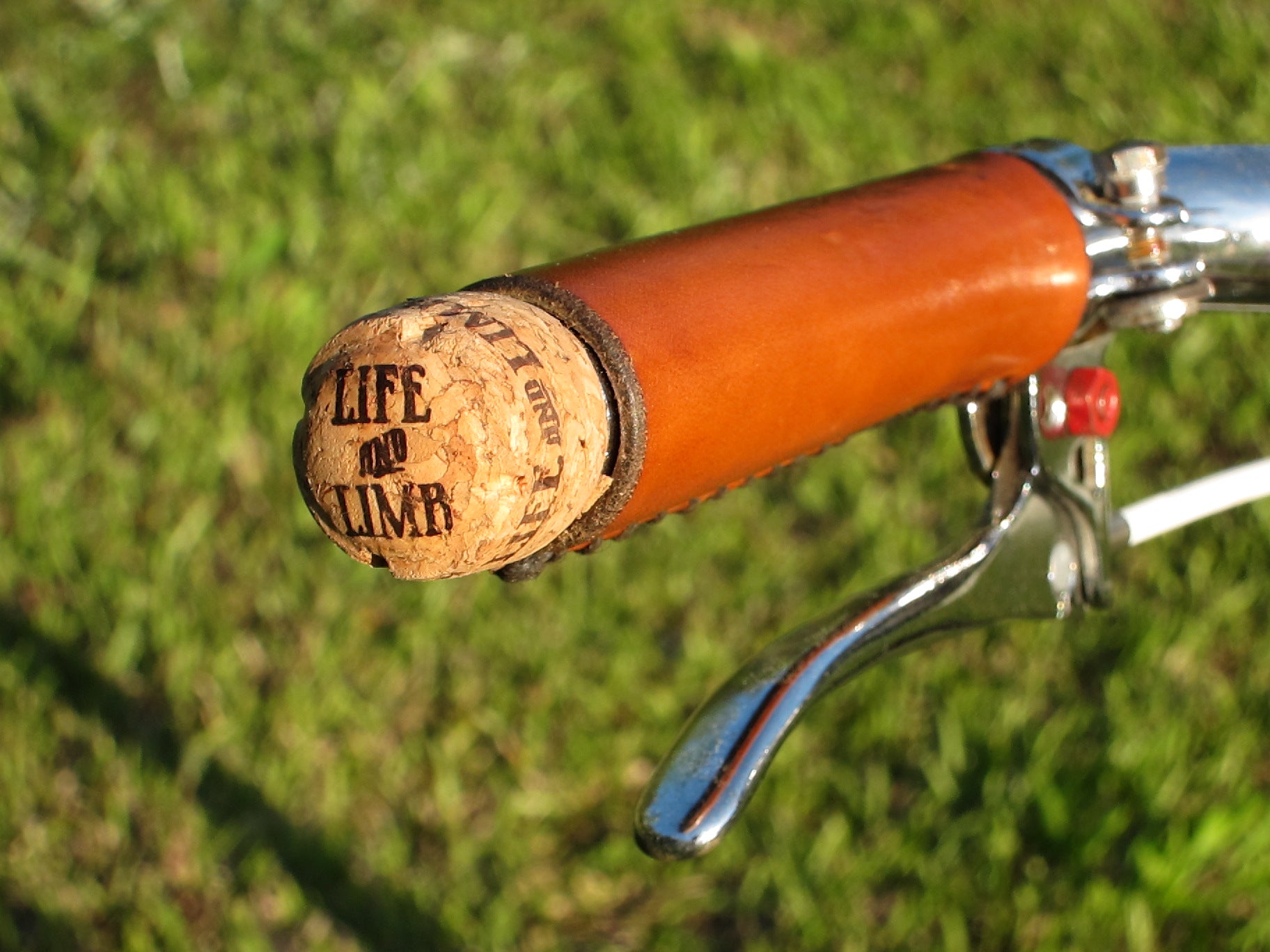 city grips with champagne cork