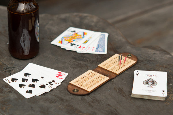 Travel cribbage from our Oregon workshop.