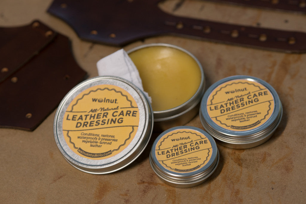 Leather Care Dressing Conditioner for Vegetable-Tanned - Walnut