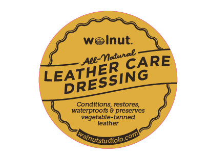 Moving forward with leather: care and crafting - Walnut