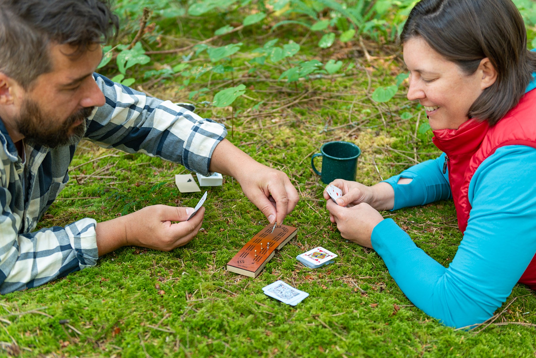 travel cribbage board template