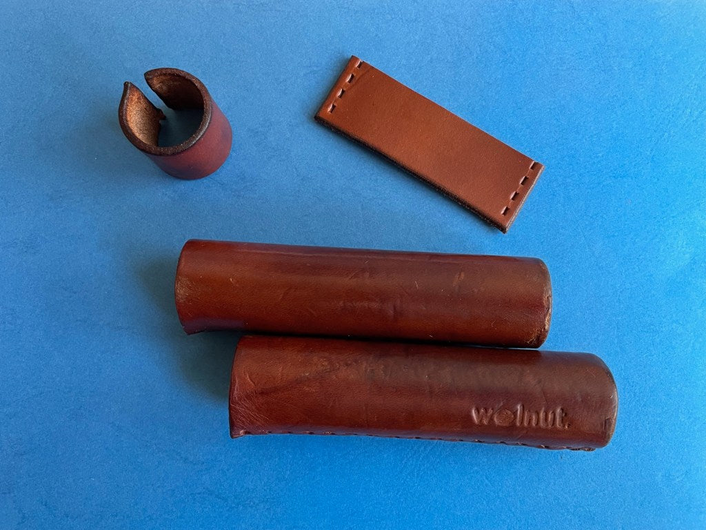 How to do leather edge burnishing like a pro, Vegetable tanned