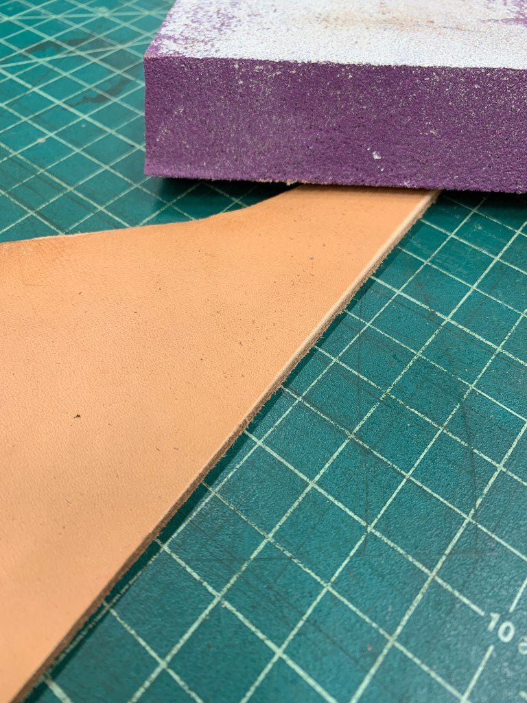 How to Finish Leather Edges