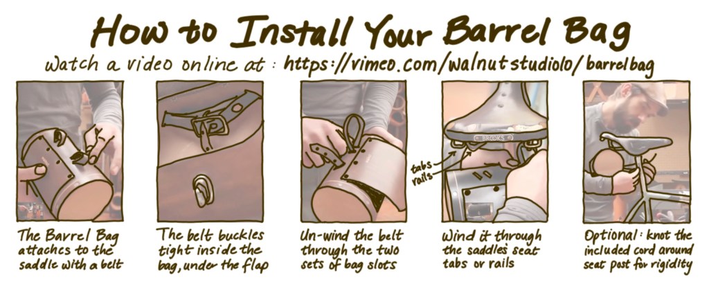 Bicycle Barrel Bag Installation Guide