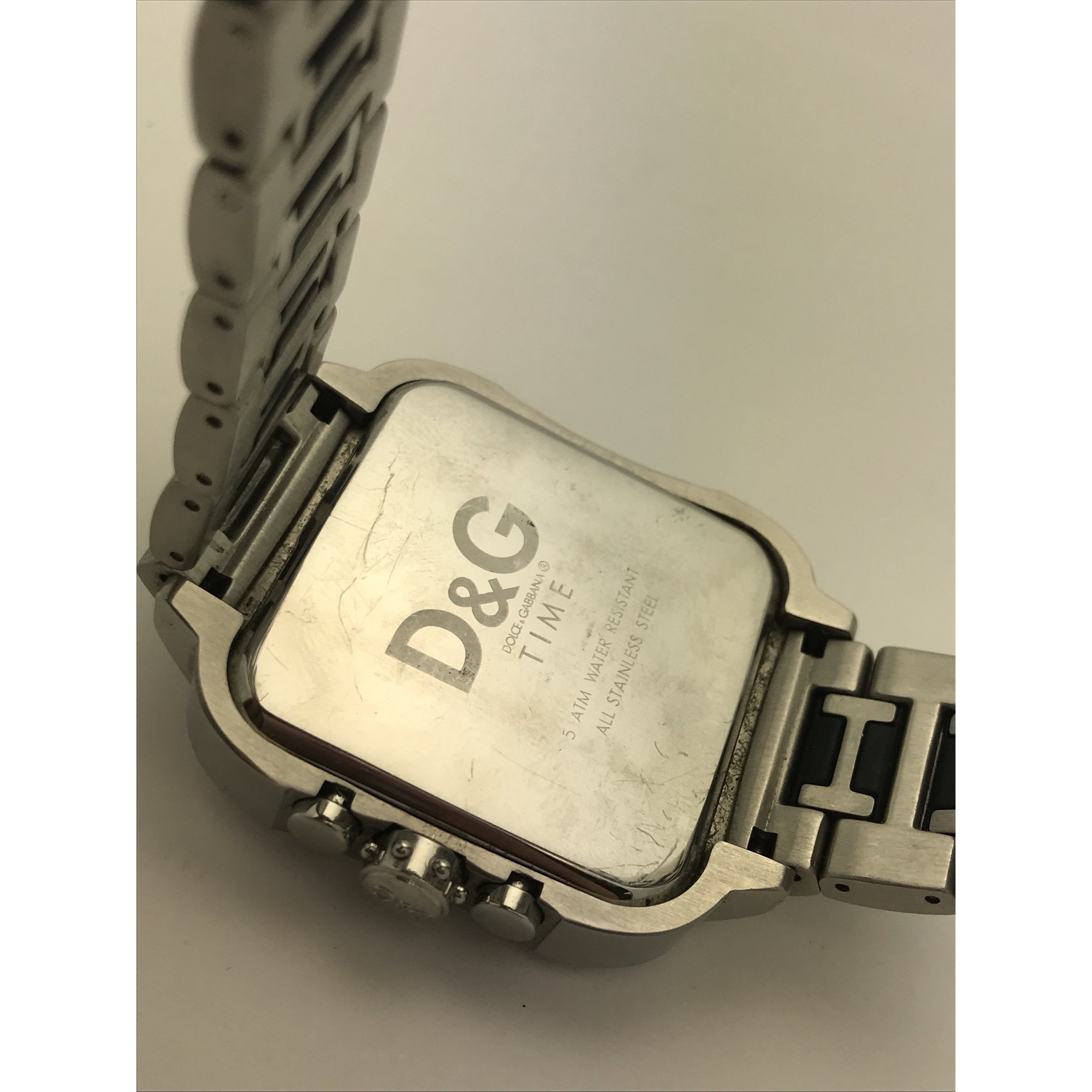 dolce and gabbana mens watches stainless steel