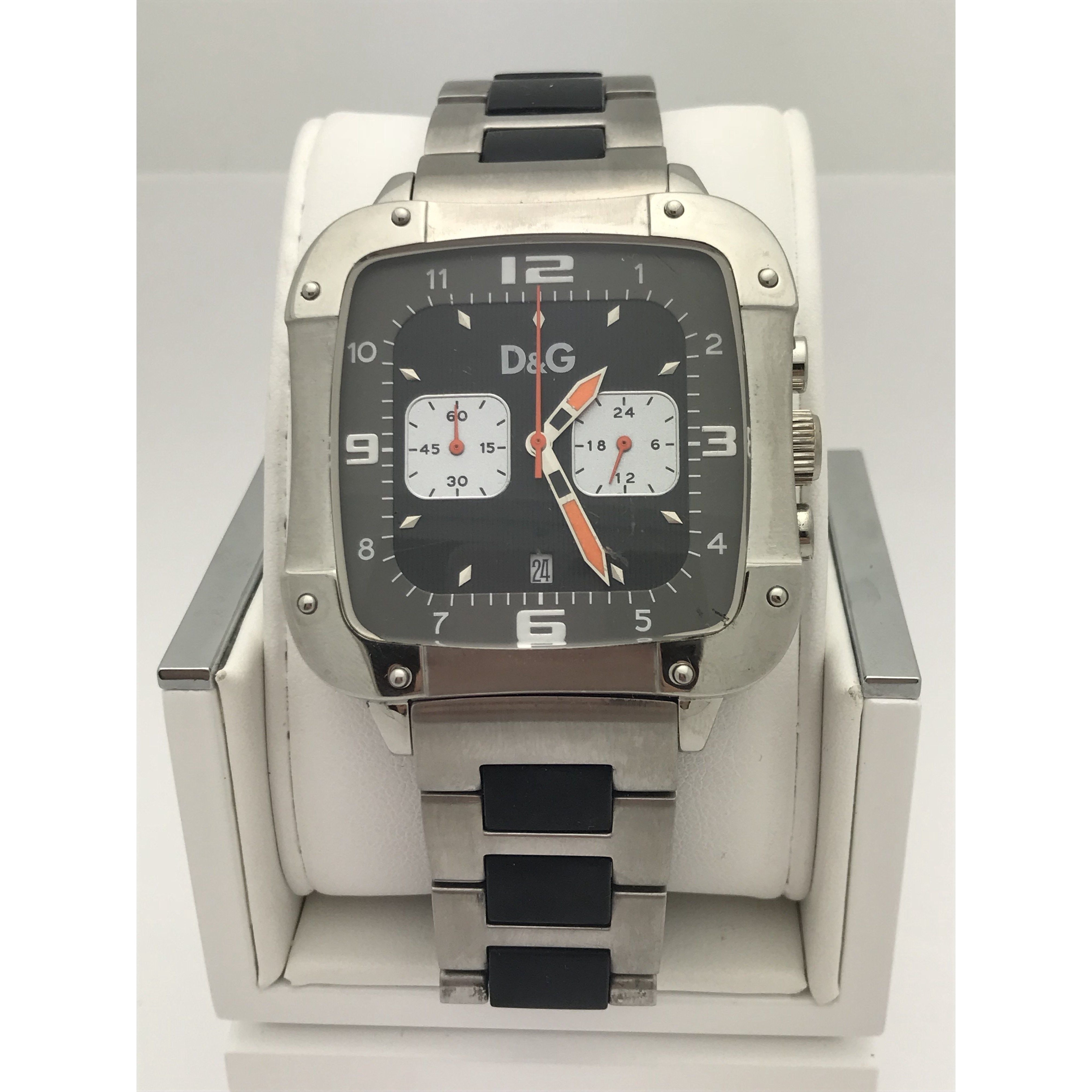 Dolce & Gabbana Men's 'Licensed' Two Tone Stainless Steel Watch DW0246 –  ELI ADAMS JEWELERS