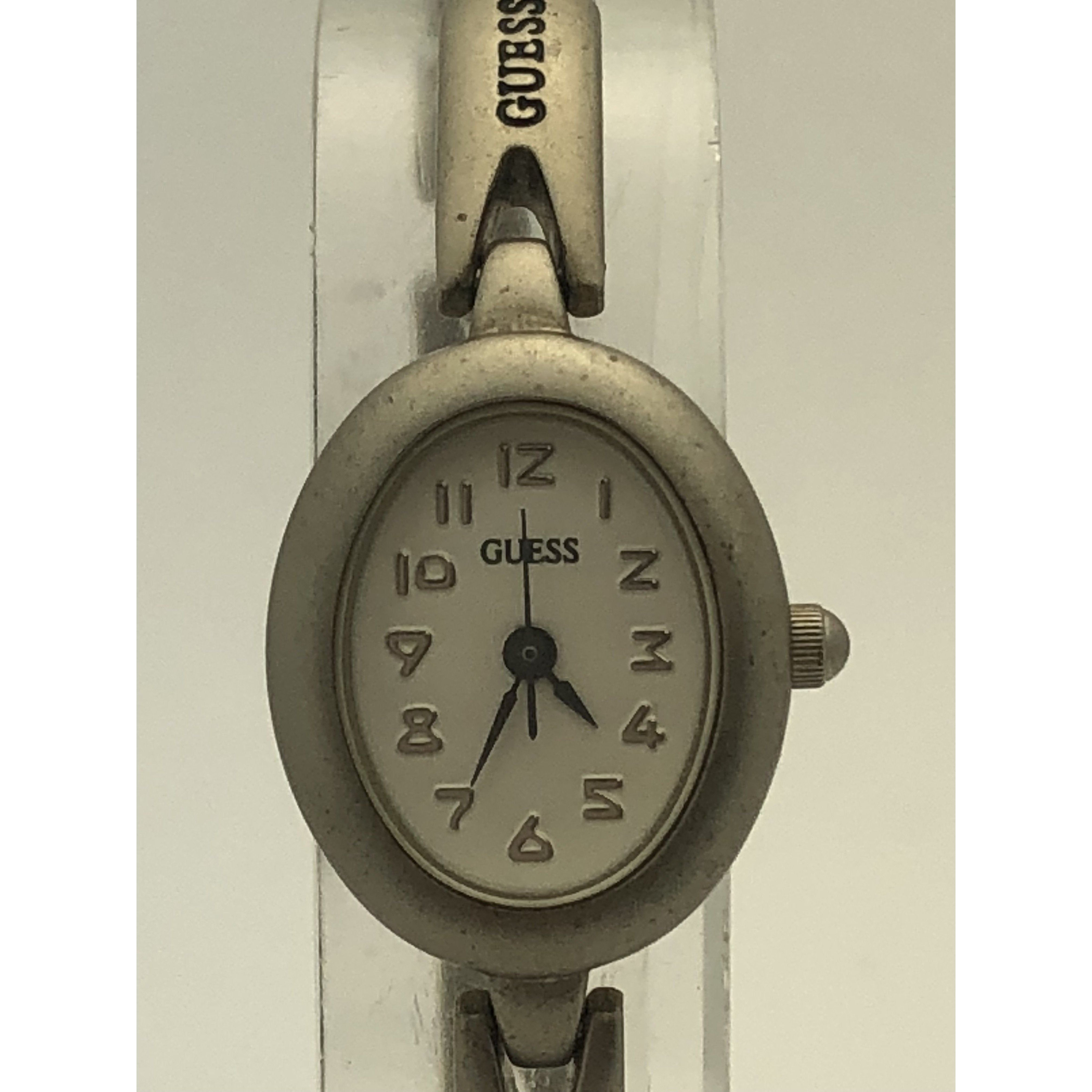 Guess Ladies Silver Case Band Stainless Steel Back – ELI ADAMS