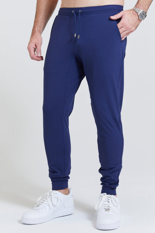 Navy blue jogger pants