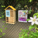 insect house at community garden