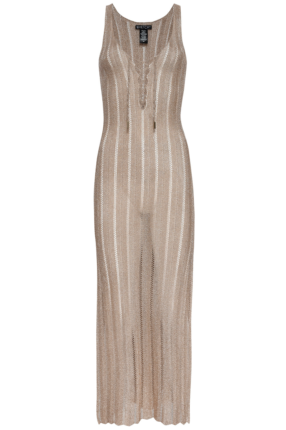 Bronze Metallic Dress - VETCHY product image