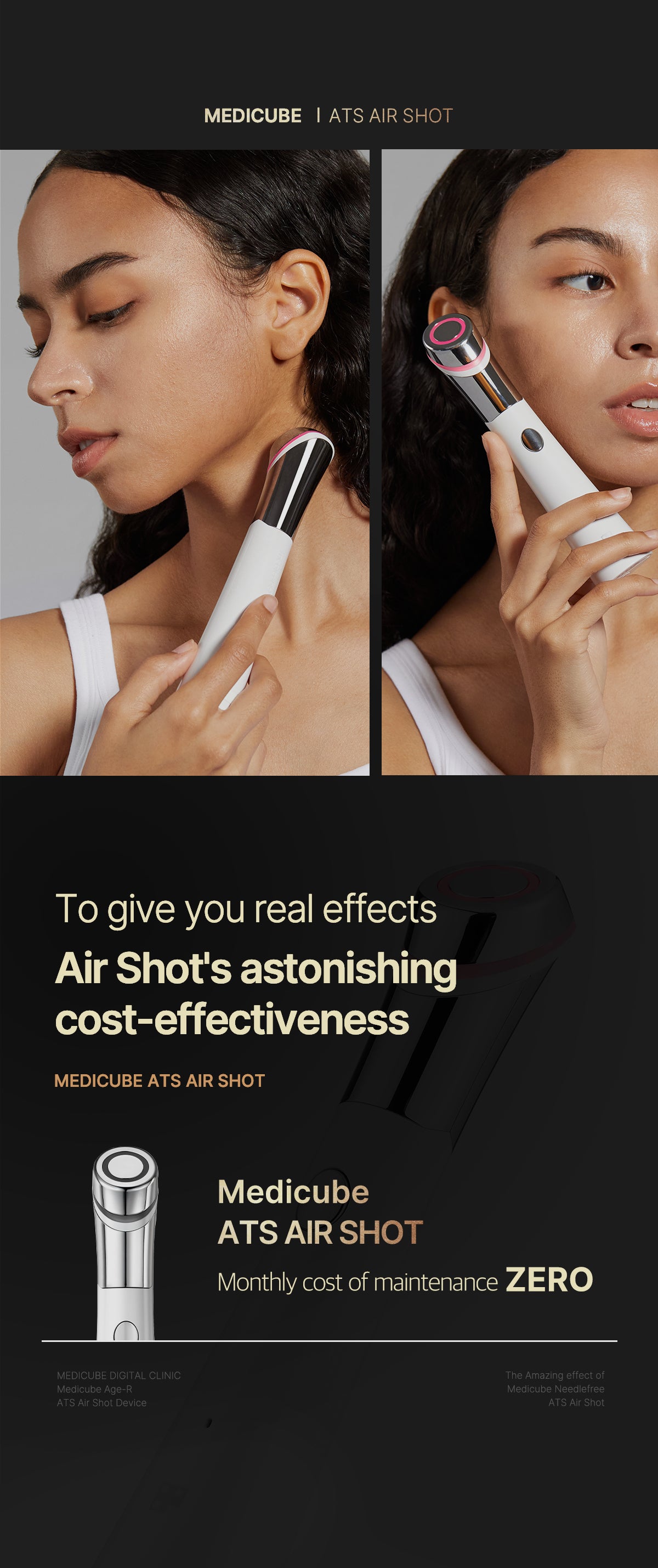 Needle-free pore care] Age-R ATS Air Shot– MEDICUBE US