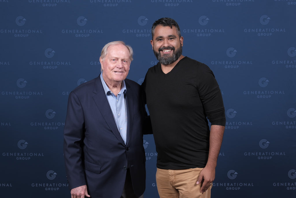 Jack Nicklaus and Jared Portrait