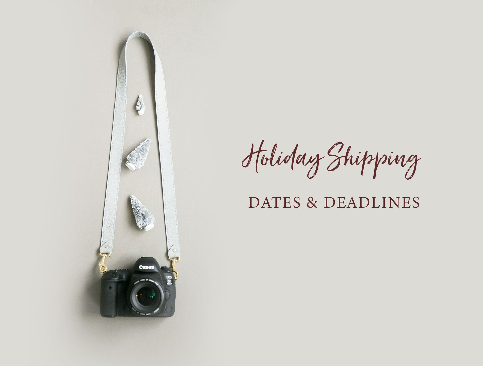 Holiday Shipping Deadlines