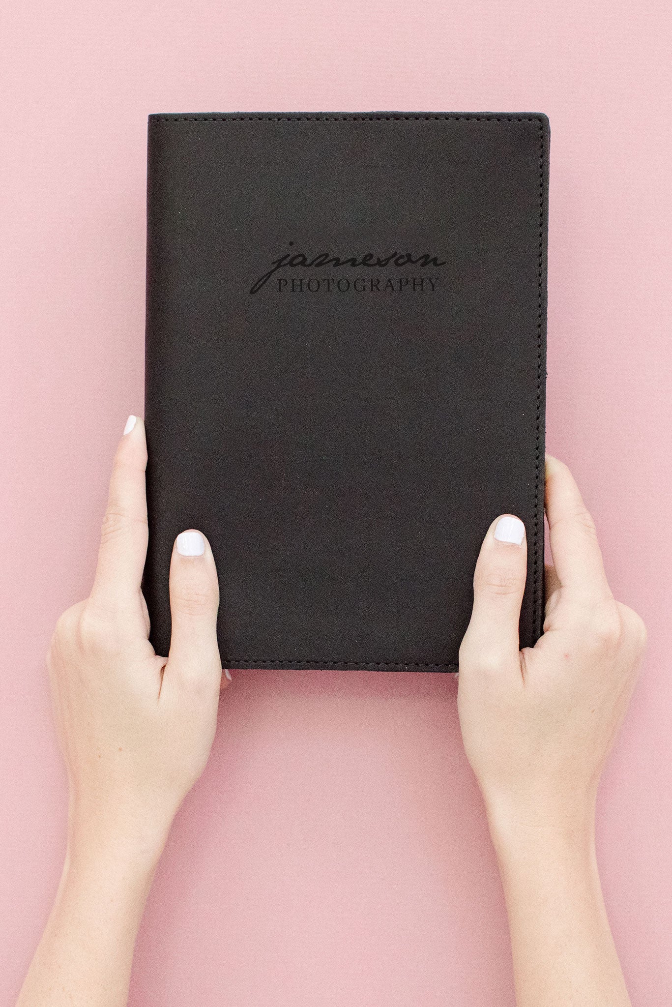 FOTO | Black Leather Journal - Personalized Leather Journal | FOTO
