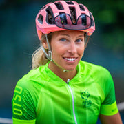 Cycling Jersey Manga Corta Mujer Fluo Green
