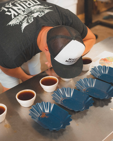 Coffee Cupping at Mighty Missouri 